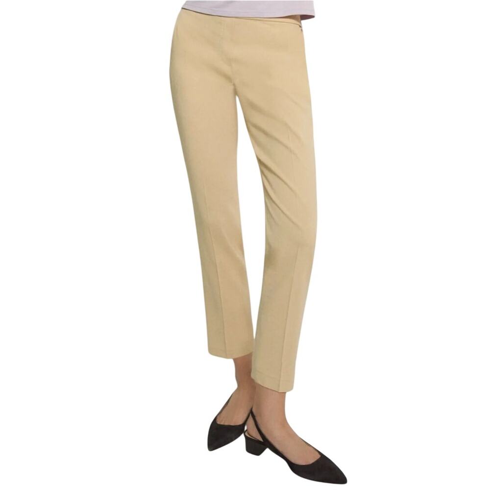 Theory Treeca Pull-On Pant in Good Linen, Size 18